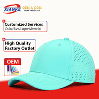 Casquette de baseball snapback de haute qualité pour homme, 6 panneaux, brodée, imperméable, avec perforation laser, logo personnalisé, XNKY OEM 2026