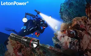 2000 Lumen Diving Light Typ C wiederauf ladbare Taucht aschen lampe Geeignet für Unterwasser tauch abenteuer