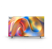 Televisi Pintar 75 Inci 4K UHD HDTV Android WiFi LED LCD Tanpa Bingkai Layar Datar Hotel TV Hitam untuk 16:9