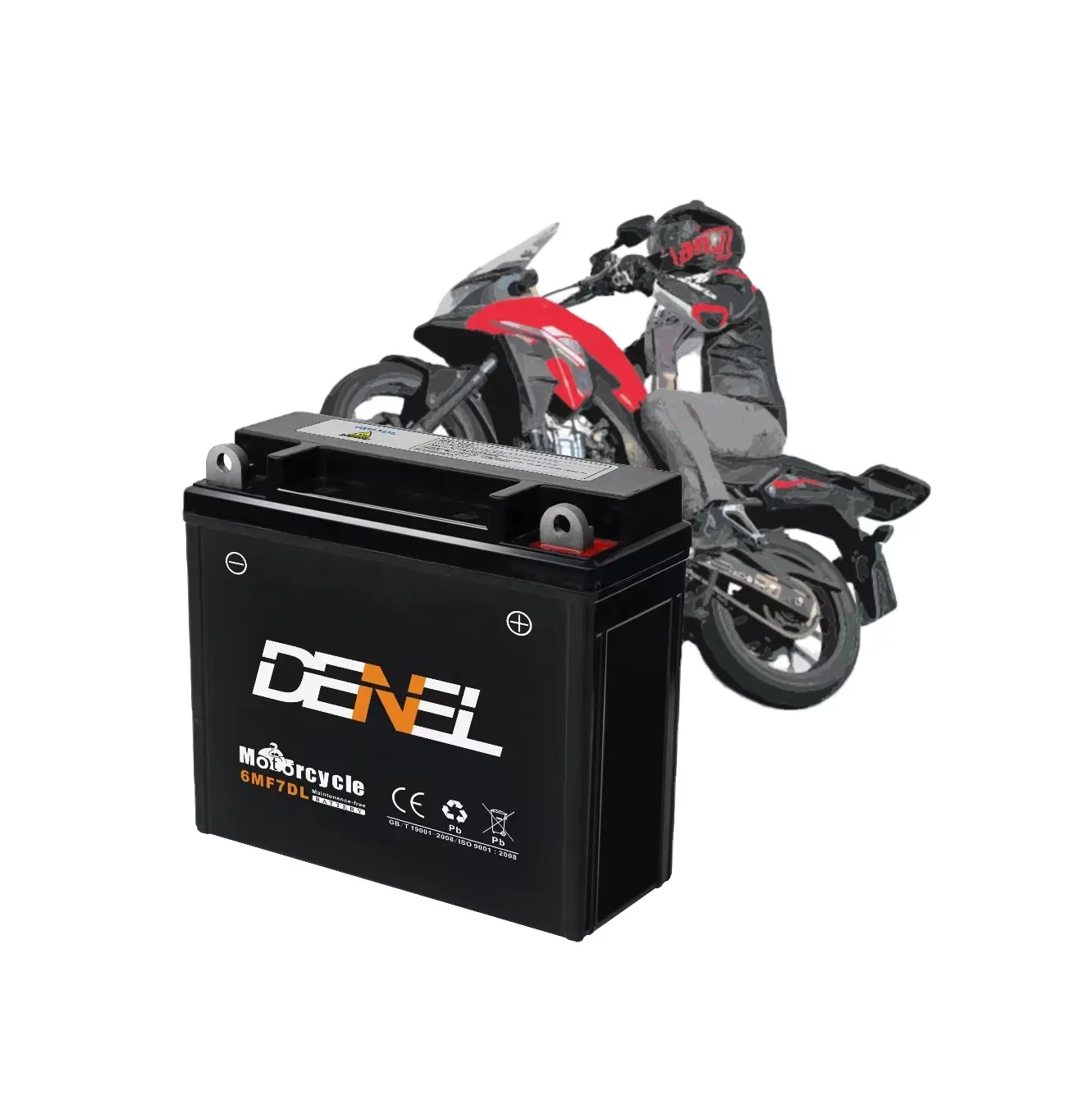 Batteria senza manutenzione sigillata 12V gl batera para patinete motor de 800 vatios 12 v7ah batterie per moto di avviamento