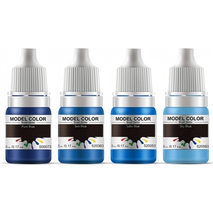 Ensemble de <span class=keywords><strong>peinture</strong></span> miniature 4 flacons x 5 ml <span class=keywords><strong>Peinture</strong></span> à base d'eau écologique <span class=keywords><strong>Peinture</strong></span> rapide Couleurs de modèle Tons bleus <span class=keywords><strong>pour</strong></span> modèles en <span class=keywords><strong>plastique</strong></span> résine métal - Product Image 1