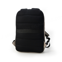 Sac à dos de voyage de luxe pour ordinateur portable, antivol, durable, avec port de chargement USB, étanche, en polyester et nylon écologique, motif géométrique