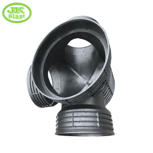 Chambre d'inspection et puits de drainage en plastique PP écologique avec boîte de vitesses, noir, marque KJ, système d'égout, garantie 1 an - Product Image 1