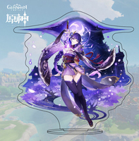 Genshin carte périphérique acrylique grande taille, périphérique anime, cadeau bidimensionnel
