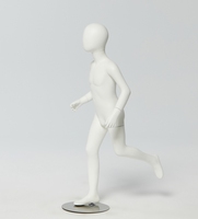 Mannequin enfant en fibre de verre grandeur nature avec tête, pour vitrine, modèle européen original