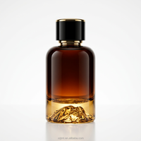 Botol Semprot Parfum Silinder Kustom Mewah dengan Pompa Semprot |   Kemasan Kaca Ramah Lingkungan Cetak Emas Sablon Sutra 30ml 50ml 100ml