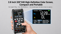 LCR-2 Testeur numérique LCR automatique 100 kHz 99999 comptes 0,3 % Testeur de composants portable avec 5 fréquences et enregistrement des données