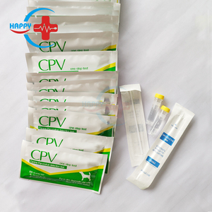 Kit de <span class=keywords><strong>test</strong></span> rapide <span class=keywords><strong>CPV</strong></span> canine HC-R060, détection de parvovirus, canine