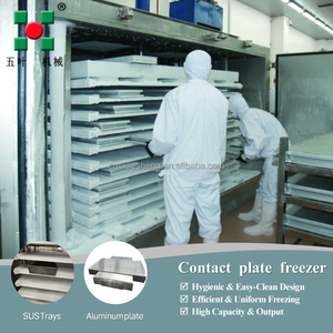 Congélateur à plaque de contact OEM 2 t/h équipement de congélation pour poisson Pangasius kéta congélateur à plaque de saumon daurade morue de l'Atlantique daurade - Product Image 2