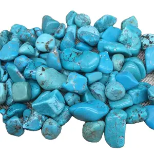 Turquoise Tumbled Stones Wholesale Natural Turquoise Tumbled Stones Hot Sale