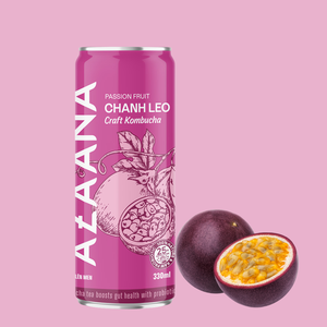 Té con sabor a maracuyá Kombucha sin alcohol listo para beber fabricado en Vietnam - Product Image 1