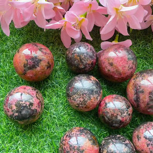 Wholesale Natural Rhodonite <b>Crystal</b> <b>Sphere</b> – Premium Quality <b>Crystal</b> Ball for Decor & Gift - Product Image 4