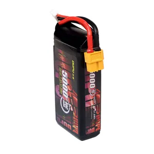 5000 mah ricaricabile 60 c 2 s 7.4 V remote short circuit scale RC car toys batterie Lipo