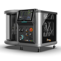 Centro de Mecanizado CNC de Precisión de 5 Ejes XM100, Fresadora de Escritorio Pequeña, Herramienta CNC Industrial para Fabricantes y Bricolaje