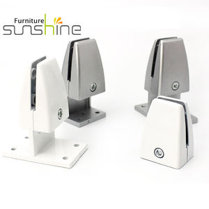 Pinces d'étagère en aluminium, support de fixation de l'écran de douche, support de panneau, panneau de séparation, Clip en verre - Product Image 3