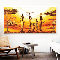 Arte africana de parede para decoração, arte africana para parede, sala de estar, sala de aula, quarto, parede, pinturas para parede