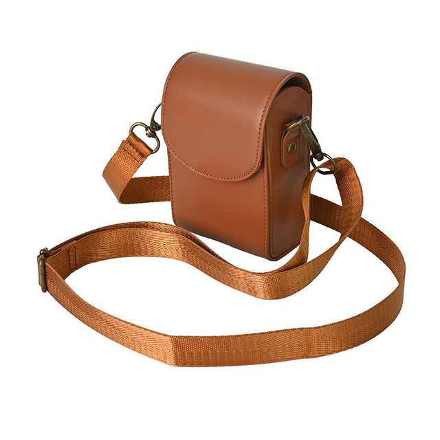 Leather Camera Bag Holder Travel Vintage Camera Sling Bag DSLR Protector Case Camera Bags for Women Men