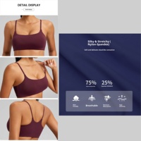 Soutien-gorge de sport à maintien élevé, séchage rapide, pour femme, idéal pour la gym et les activités de plein air, vente en gros
