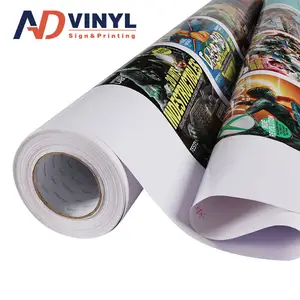 sticky pvc self adhesive vinyl sticker roll with Excellent applicability for different climate factory price