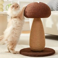 Jouet pour chat pas cher en gros : Griffoir en litière de champignons écologique, résistant aux éclaboussures, pour intérieur et extérieur