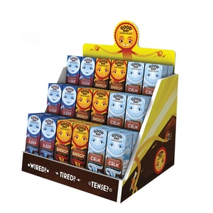 Custom eco-friendly PDQ Display Box moderno portatile griglia perforata banco di cartone Stand per la vendita al dettaglio Merchandising - Product Image 2