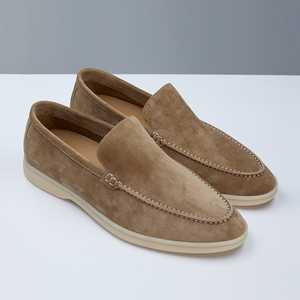 Mocassini da <span class=keywords><strong>Uomo</strong></span> Slip-on di Lusso 2025 alla Moda Leggeri da Esterno Casual Piatti e Comodi in Pelle Scamosciata - Product Image 3