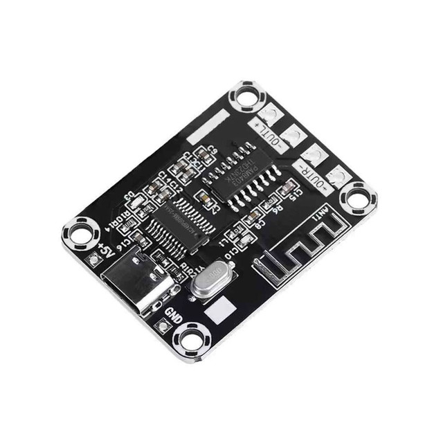 A155 Mini PAM8403 BT 5.0 Digital Amplifier Board, TYPE-C Powered 2x5W Stereo Audio Amp Module