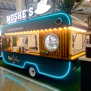 Durable Mobile Electric <b>Concession</b> <b>Trailer</b> Custom Food Truck Cooking Equipment Pizza Hamburger Fries Catering Business Use Fibre - Product Image 1