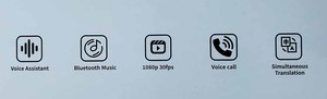 Gafas Inteligentes con Cámara de Video de 8MP, Transferencia Wi-Fi, Grabación de Audio, Lentes Dobles con IA Inteligente, Gafas de Sol Fotocromáticas con Protección UV - Product Image 5