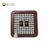 Coussin chauffant en tourmaline personnalisé Jiwan Lejia avec billes de massage, tapis thermique pour salon de bien-être