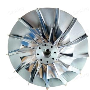 Turbine en alliage de titane usiné CNC pour moteurs Turbofan Produit d'électroérosion à fil en acier inoxydable - Product Image 2