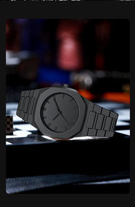 Reloj de Pulsera de Cuarzo Oem Odm para Hombre, Diseño Octogonal Pequeño, Caja de Plástico, Esfera de Cristal Resistente al Agua, Logotipo Personalizado, Ultrafino - Product Image 4