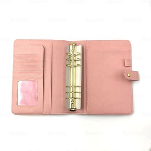 Handmade Leather Journal,Snap Button Checkered A5 Binder business journal binder planner executive notebook