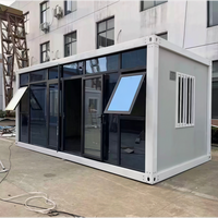 Structure Modulaire Préfabriquée Démontable et Portable de Style Moderne, 20ft 40ft, en Panneaux Sandwich de Luxe, Économe en Énergie, pour Supermarchés et Hôtels
