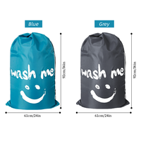 Sac à Linge Pliable en Tissu Oxford avec Cordon, pour Rangement et Organisation des Vêtements – Modèle « Wash Me »