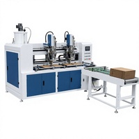 Ligne de production de cartons ondulés, machine à fabriquer des boîtes en carton, équipement d'impression et de collage avec découpeuse pour usine d'emballage