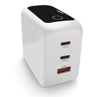 Chargeur rapide TOMMOX 100W GaN Ultra PC Screen Smart AI avec port USB TYPE C pour iPhone Samsung Xiaomi Macbook Tablette