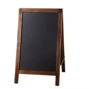 Bar e ristorante promozionale 80*100cm <span class=keywords><strong>blu</strong></span> nero in legno un telaio in piedi doppio lato <span class=keywords><strong>lavagna</strong></span> - Product Image 5