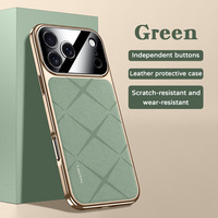 Coque de téléphone de luxe avec panneau arrière en PC, style professionnel, protection de l'objectif, boutons métalliques indépendants, sensation agréable au toucher, antichoc