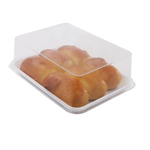 APET CPET Blister thermoformed plastic log cake box bread muffin container packaging food box