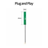 Antenne PCB double bande 2,4G/5,8G à gain élevé OEM/ODM 15dBi LoRa LPWAN avec ruban adhésif 3M et connecteur pour routeur IoT et appareil intelligent