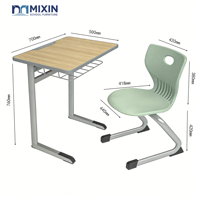 Vente en gros de mobilier scolaire moderne et écologique, bureau d'étude réglable pour étudiants, chaise ergonomique, bureau à domicile, salle de classe