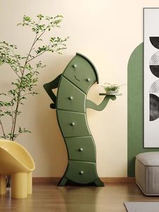 ออกแบบใหม่ลิ้นชักน่ารัก <span class=keywords><strong>Akimbo</strong></span> หุ่นยนต์ไม้โมเดิร์นห้องนอนตู้เสื้อผ้าห้องนั่งเล่นตู้ - Product Image 2