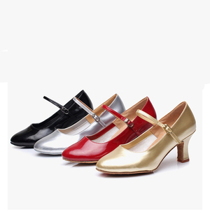 Zapatos de baile <span class=keywords><strong>flamenco</strong></span> modernos profesionales para mujeres adultas, zapatos de baile latino de suela blanda - Product Image 6