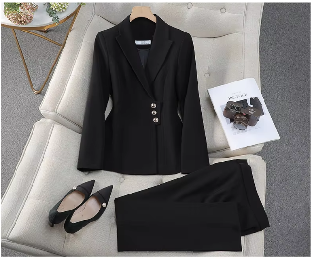 Black suit pants