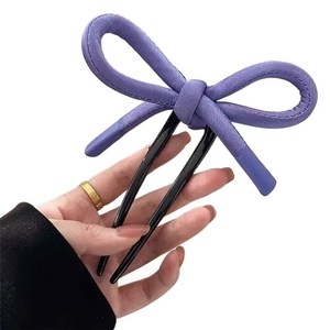 Temperament Elegant Bowknot Hair Accessory Popular Niche Design <b>Light</b> Luxury Women's Hair Accessory Trendy Jewelry Wholesale - Product Image 6