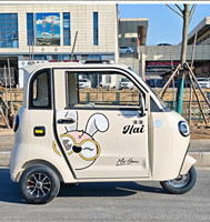 Tricycle électrique fermé Ully, scooter de mobilité |   3 places résistantes aux intempéries avec une autonomie de 80 km