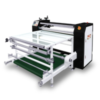Machine de presse à chaud rotative de grande taille pour transfert par sublimation de vêtements de sport, rouleau de 1,7 mètre