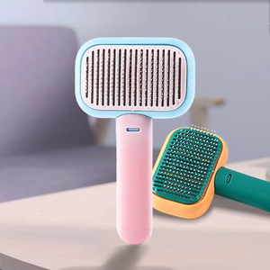 Peine para Mascotas de Acero Inoxidable con Púas Suaves Cuadradas, Resina Epoxi de Goma AB para Perros y Gatos, Productos de Aseo - Product Image 6