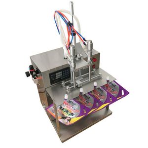 2 Heads Semi Automatic 17 Liter Doypack Soft Bag in <b>Box</b> Detergent Filling Bottle Packing Machine - Product Image 6